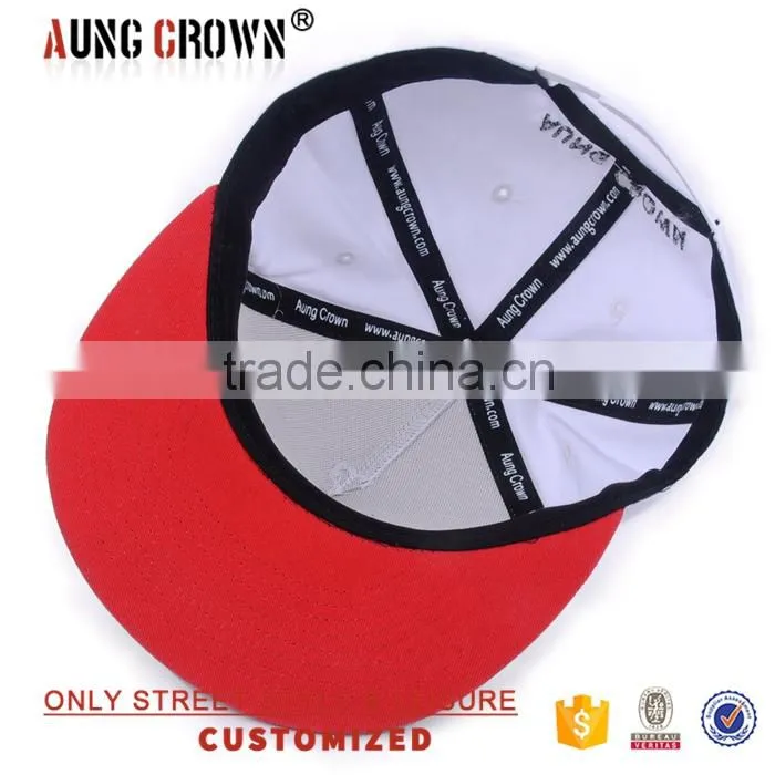 Sublimation printed trendy designer snapback hats custom logo