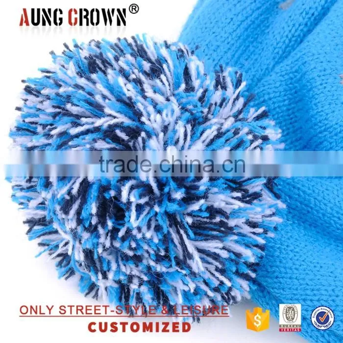 Fashionable pompom top ball 2016 trendy beanie