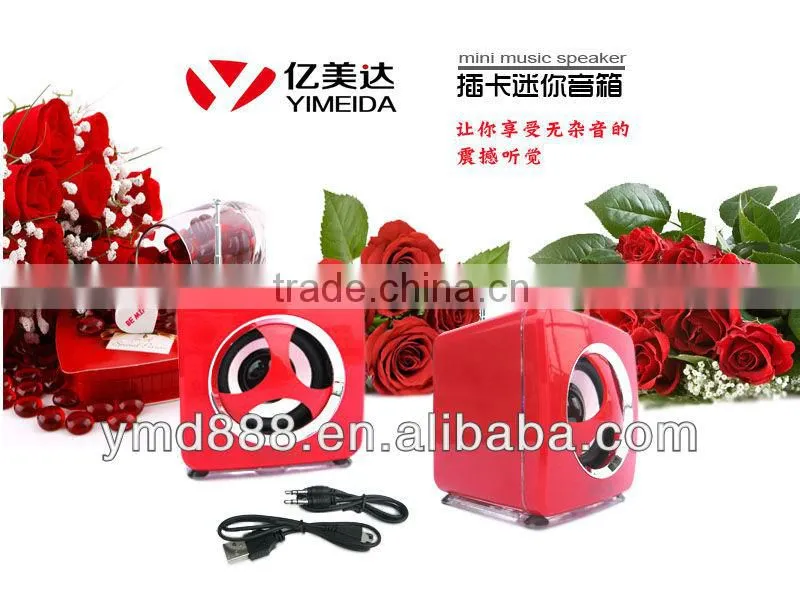 SU-36 mini Speaker With FM Radio,cheap cube speaker