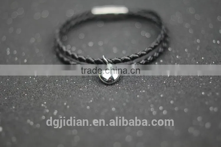 Wholesale fashion wrap leather cute infinity charm bracelets