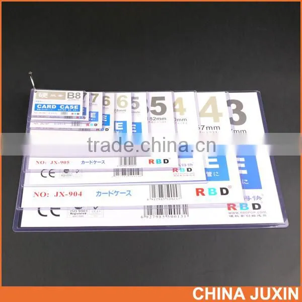 Transparent Hard Card Case With Silk Print