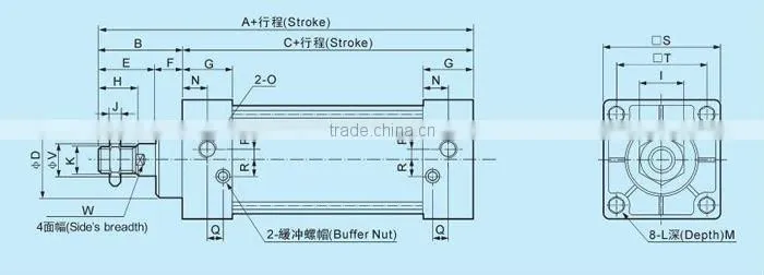 SC Series standard airtac cylinder, air cylinder