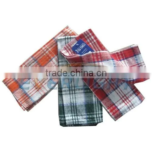 Waffle cotton kitchen tea towel
