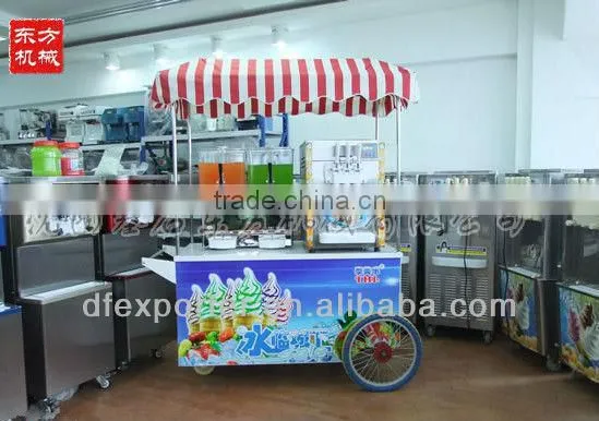ice cream and pulp juice machine combination