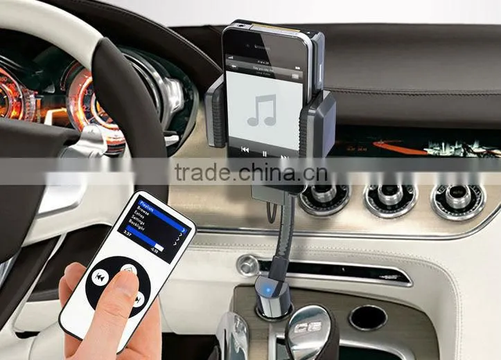mini fm transmitter car kit with cell phone holder mp3 toy car
