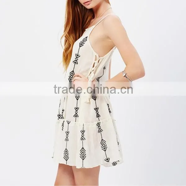 Hot Selling Adorable Fashion Black Embroidery Ladies Western Dress Designs