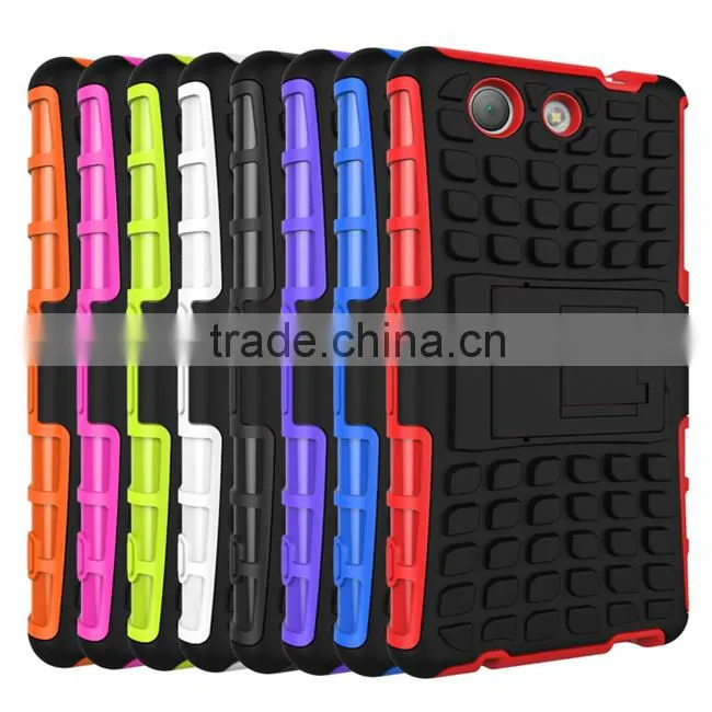 PC TPU Shockproof Heavy Duty Case Cover For Sony Xperia Z4 Compact