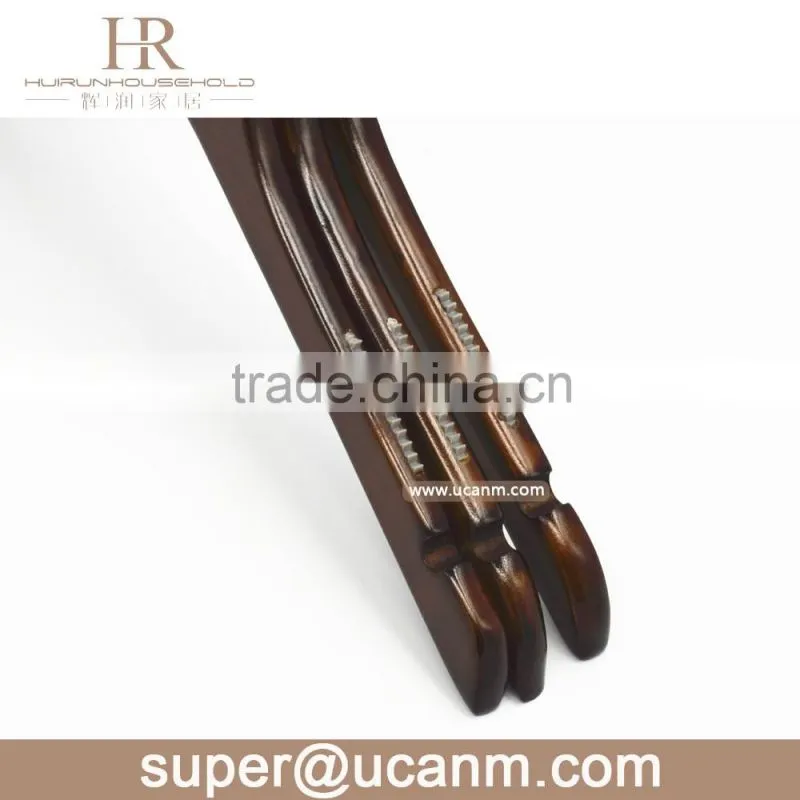 HRW-66P0V Antique lotus wooden clothes hanger