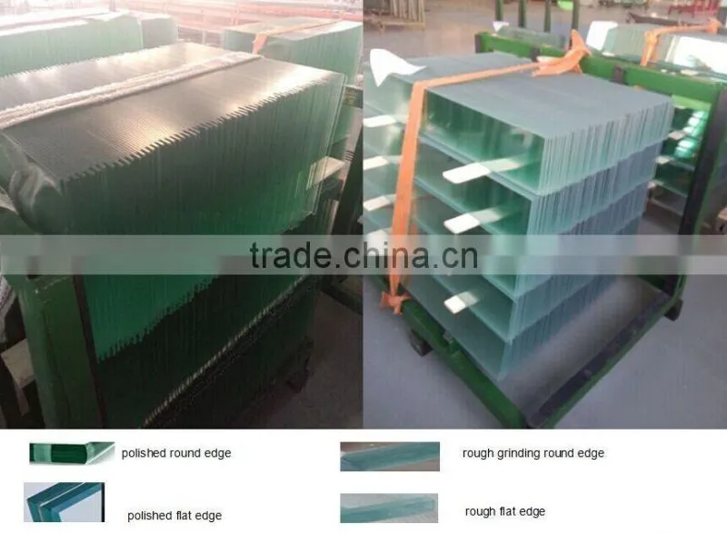 custom shape tempered glass panel price CE SGS ISO certified