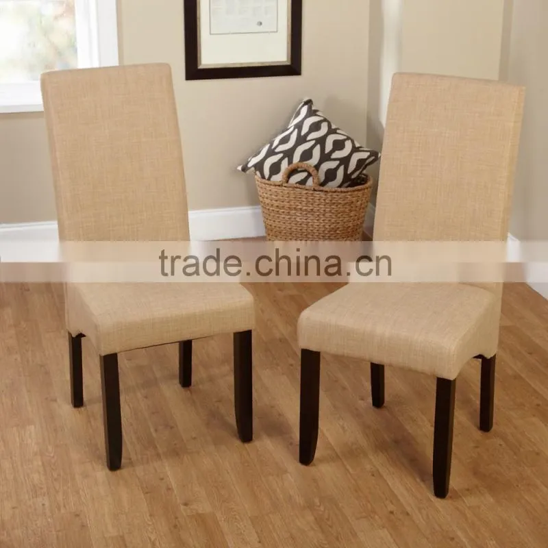 DC-2522 Comfortable Fabric Chairs with wooden legs