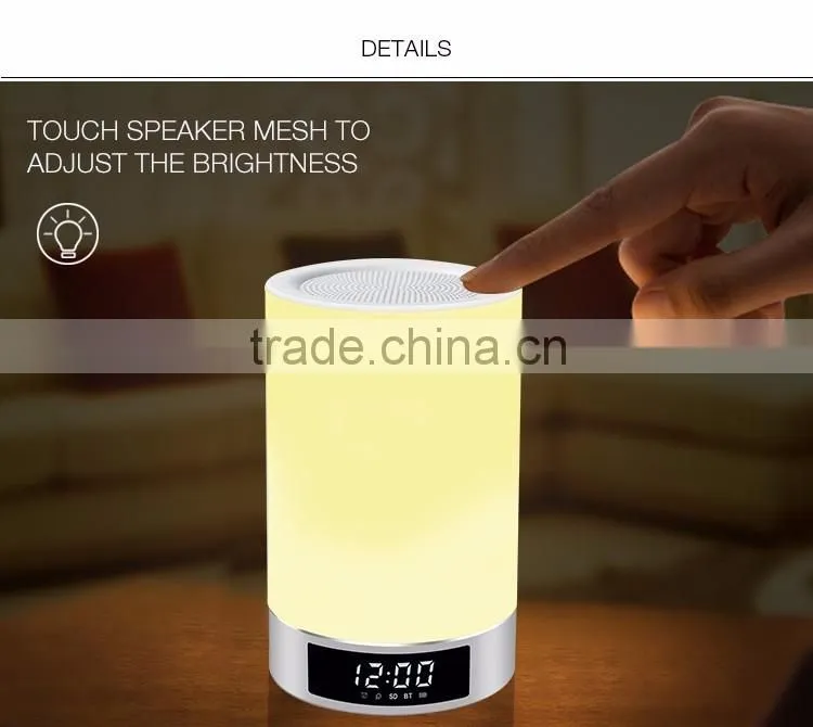 Lighting touch lamp portable speaker and bluetooth speaker