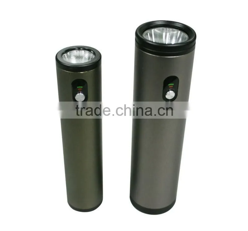 Private tooling 2600mah travel power bank with LED flashlight