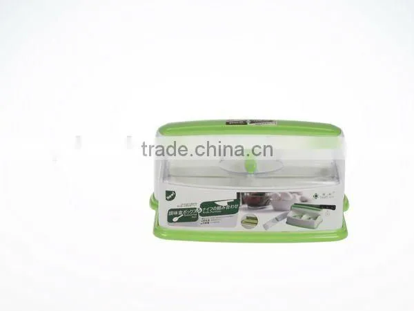 A060 useful kitchen plastic kinfe and spice rack (2 box) set