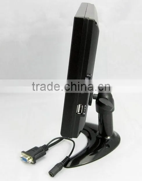 Multi language 8inch LCD touchscreen monitor with VGA and USB interface