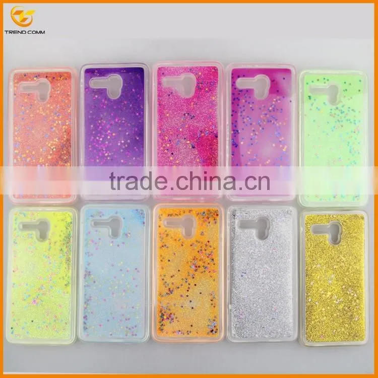 wholesales glitter liquid cover case for Alcatel pop 3 5.5