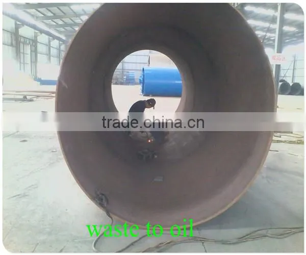 used tire pyrolysis to crude oil equipment with 35~60% high oil yield