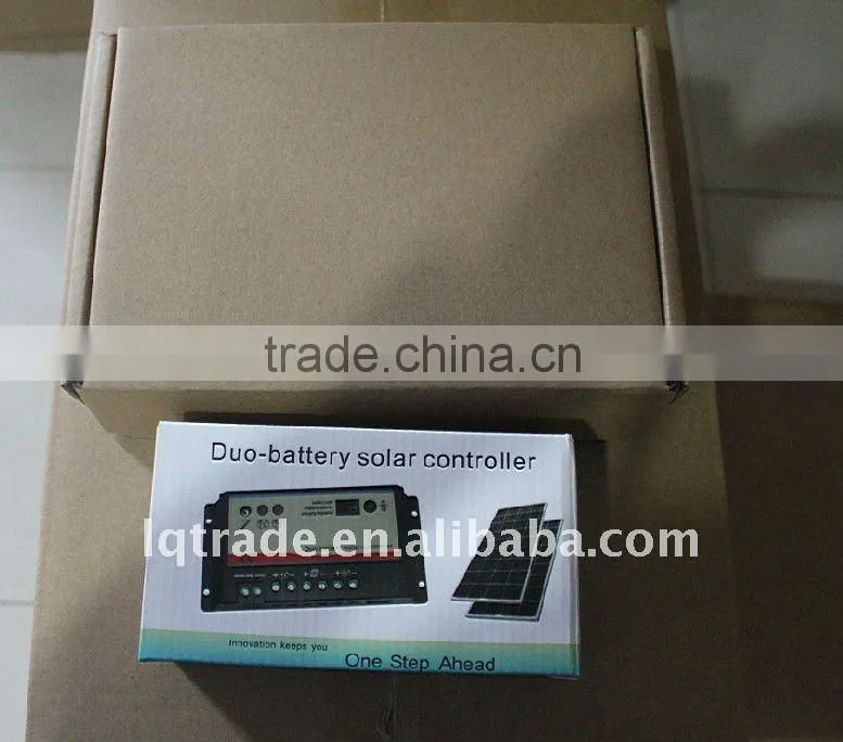 10A 12V/24V Dual Battery Solar Charger Controller Regulator for caravan and boat