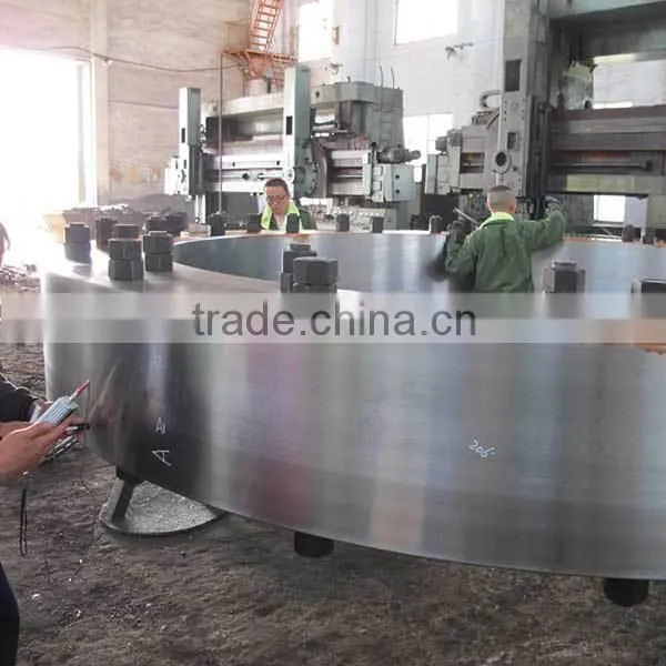 Riding ring for rotary kiln