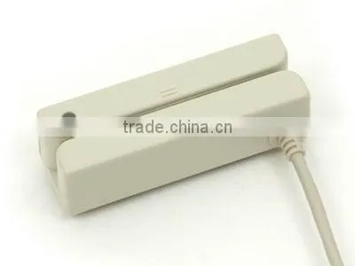 Multi-port 3 tracks magnetic stripe mini msr for hotel time attendance POS GPS tracking system