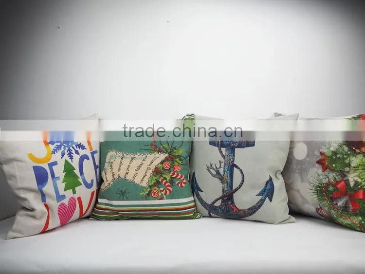 Home decor throw cushions custom digital design printed decorative pillow covers