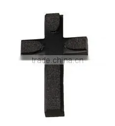stainless steel newest style sand blast cross pendant