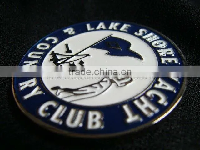 High quality die cast metal badge
