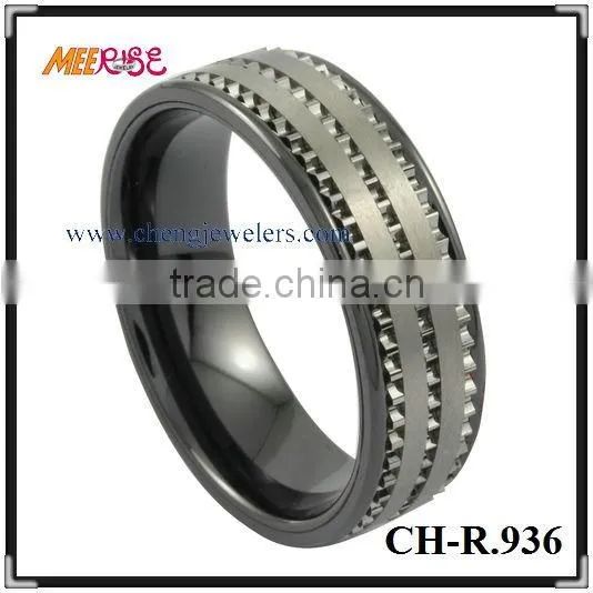 8mm high quality wedding decorations man ring/designer rings