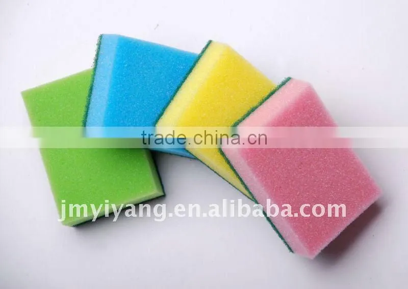 Colour kitchen sponge cleaning pad
