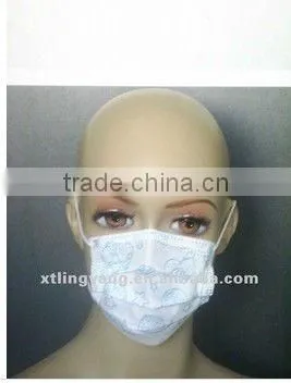 Non-woven disposable anti-dust face mask