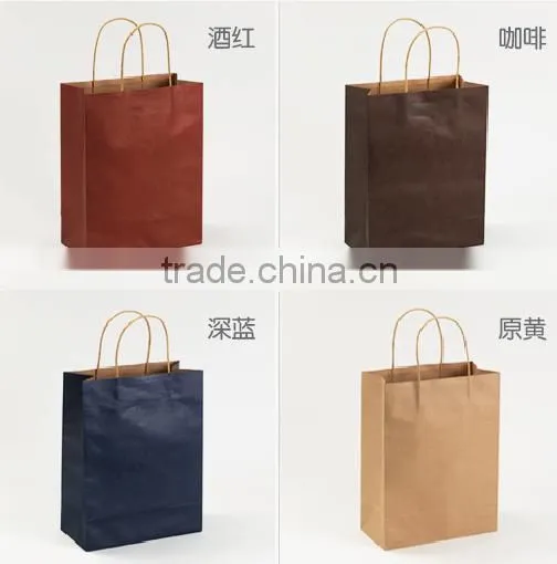 handle paper bag for makeup toiletry