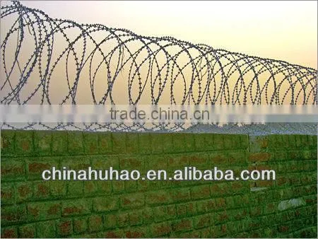 protection razor barbed wire fence wire mesh galvanized security fence