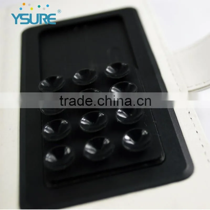 2016 Hot Sales Snow White PU Leather Case for Universal Mobile Phones with Sucker and Sliding up and down
