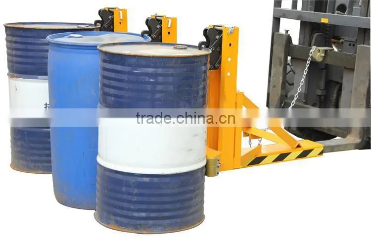 Four Drums Forklift Attachment Clamps