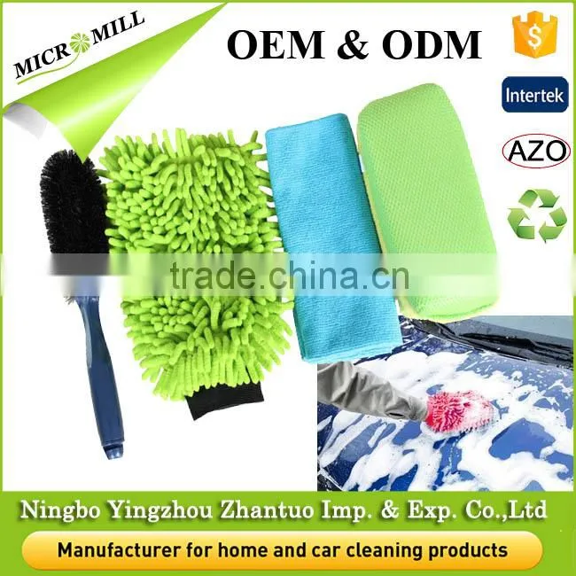 Wash kit microfiber cleaning equipment for car, professional car cleaning tools