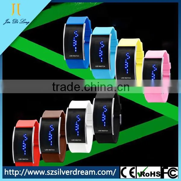 Mens Watches Stainless Steel Back Water Resistant led Watch