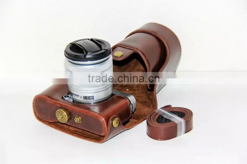 Custom Best Selling Leather Digital Camera Case Bag