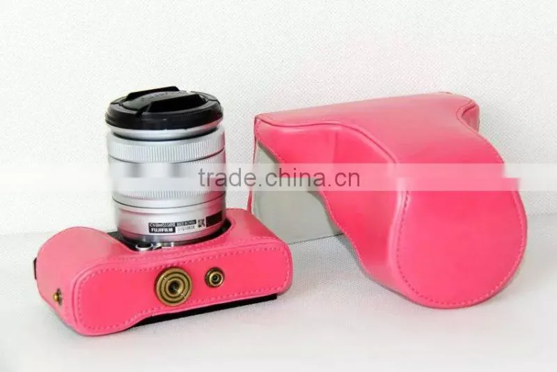 Custom Best Selling Leather Digital Camera Case Bag