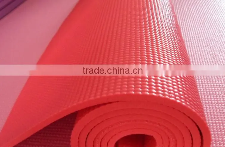 High Quality ECO-Friendly 6mm PVC Yoga Mat Indoor Fitness Equipments Environmental protection Yoga Mat