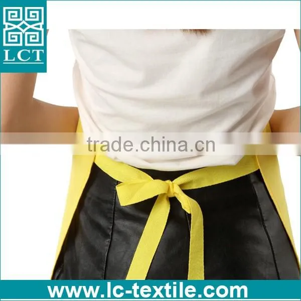 65%polyetser/35%cotton cheap advertising kitchen bib wholesale apron