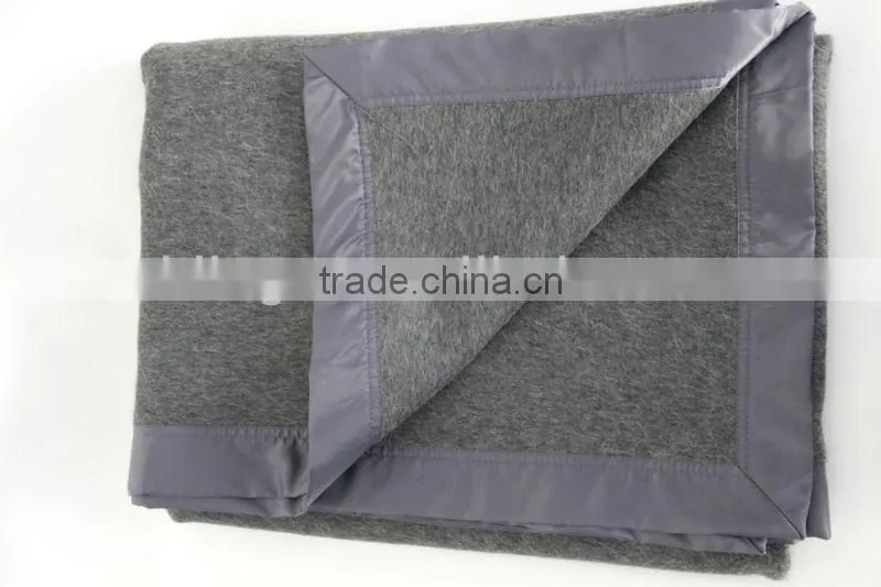 cheap wool cable blankets/bed throws