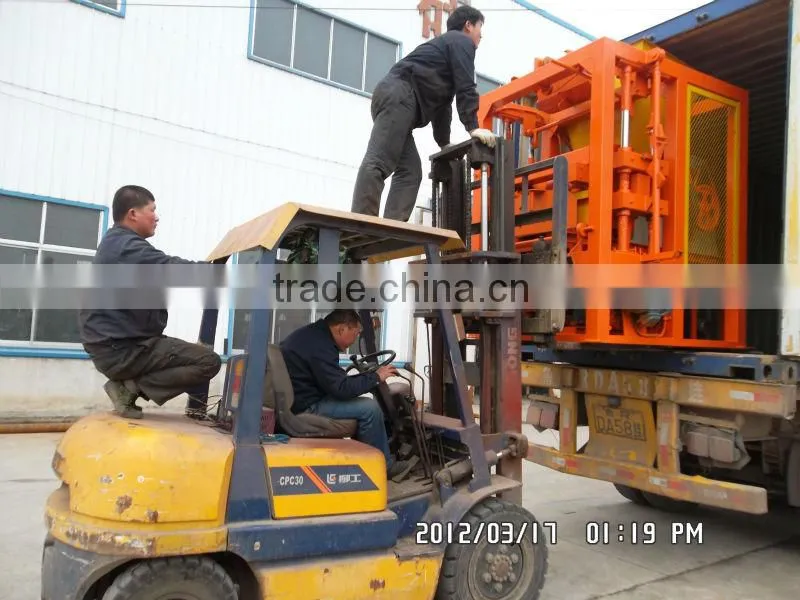 Hot selling cheap 4-25 cement block machine for small business