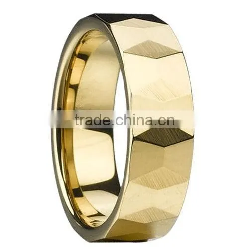 2013 new trendy wholesale tungsten ring , direct factory fashion accessories for men,gold-plated jewelry