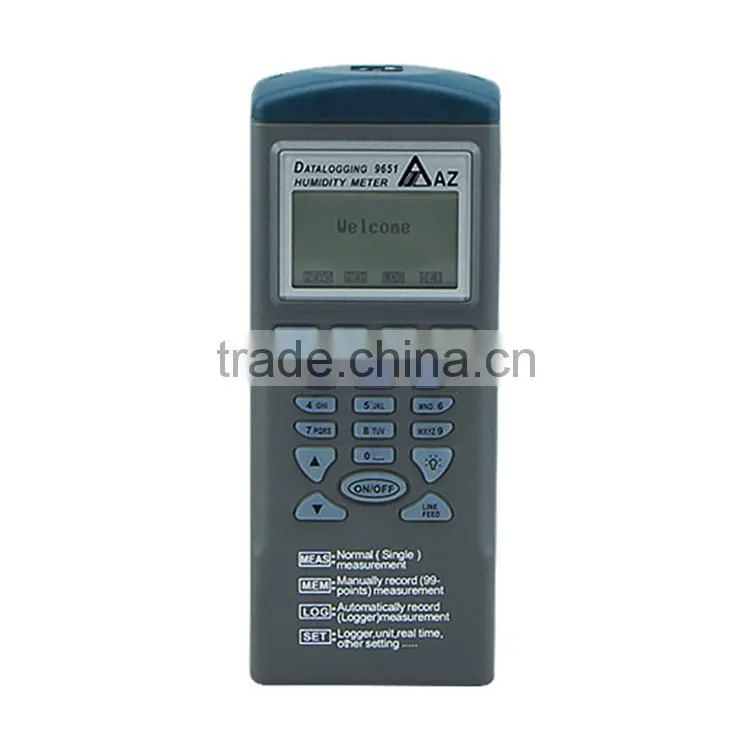 Portable Handheld Temperature Data Recorder Humidity Logger AZ9651