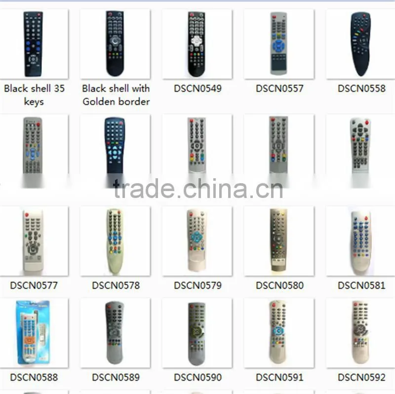 ZF Black 9 Keys 3D Remote Control for TCL LCD/LED TV