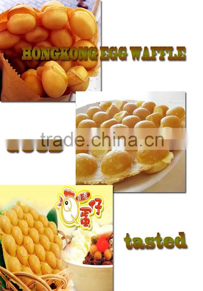 Commercial Microcomputer Digital Eggettes Electric luxurious Stainless steel Eggettes Bubble Waffle Maker