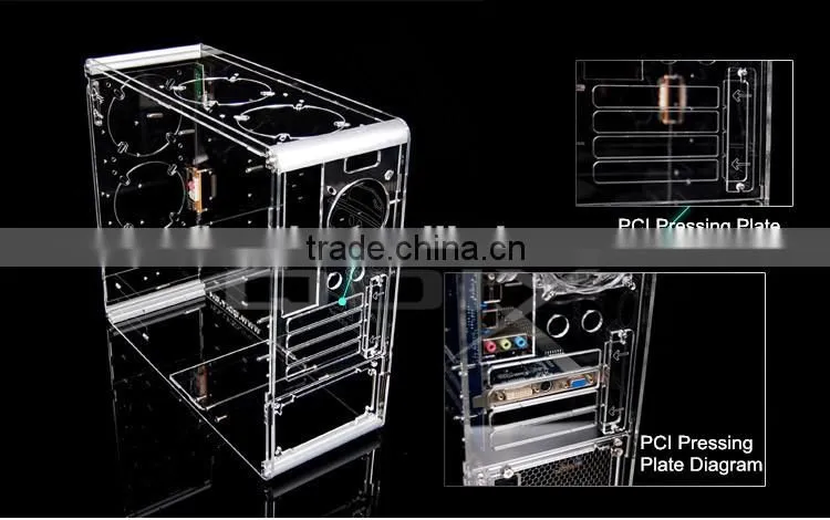 PC-A006 Acrylic Customised Vertical ATX Computer Case