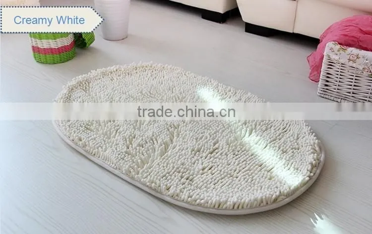 tufted chenille polyester mat