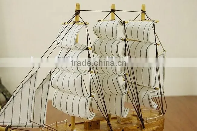 sailing ship wooden toy