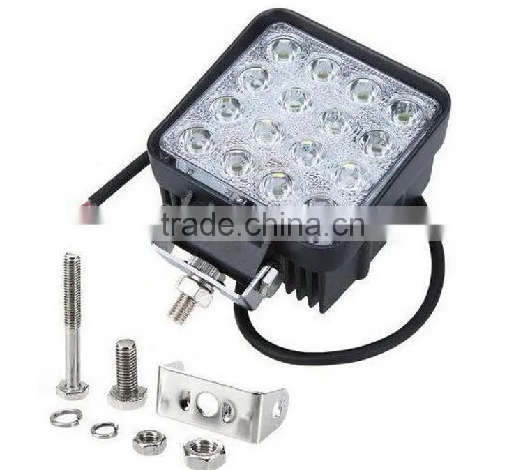 High power auto truck led light led flood light outdoor 48W led work light
