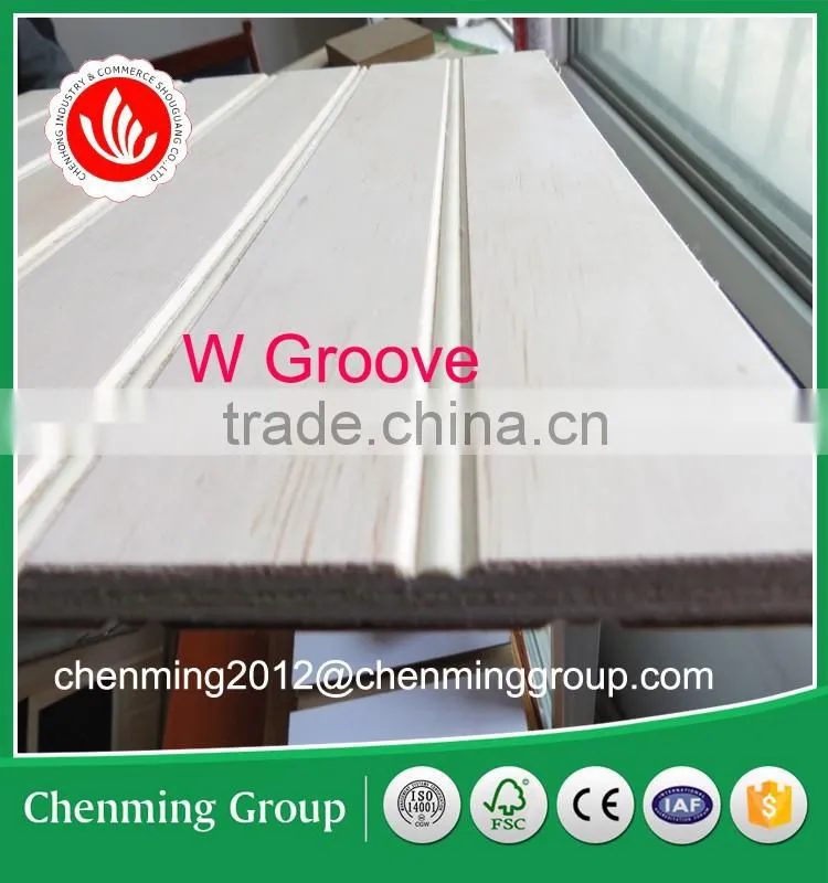 Slotted panel plywood/slotted plywood/groove plywood
